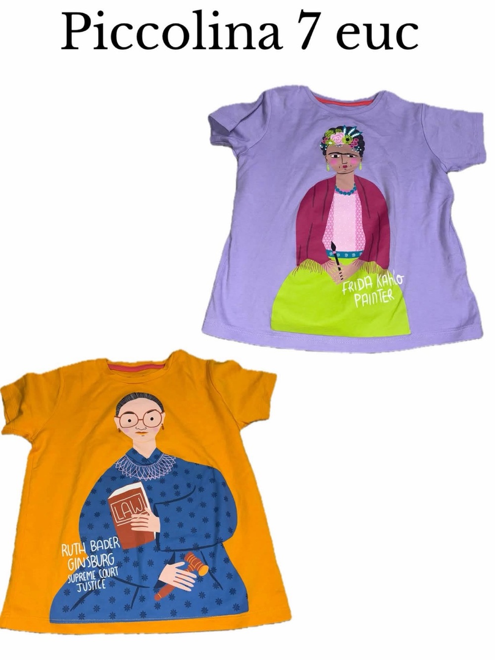 Piccolina size 7 shirt bundle